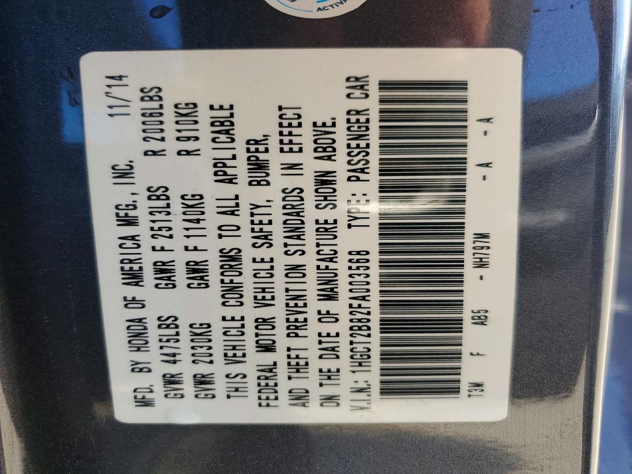 Honda Accord Exl