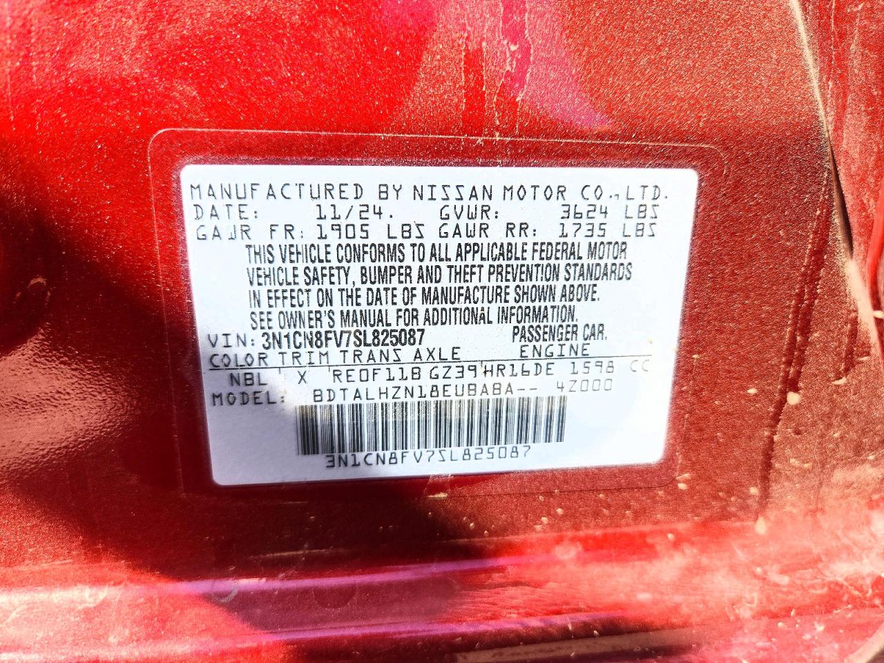 Nissan Versa Sr