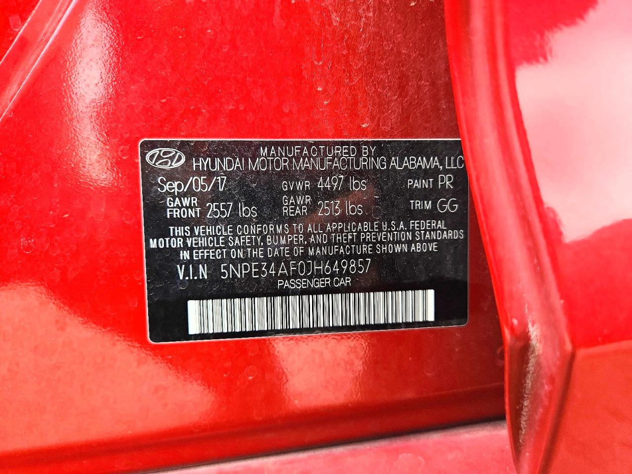 Hyundai SONATA Sel