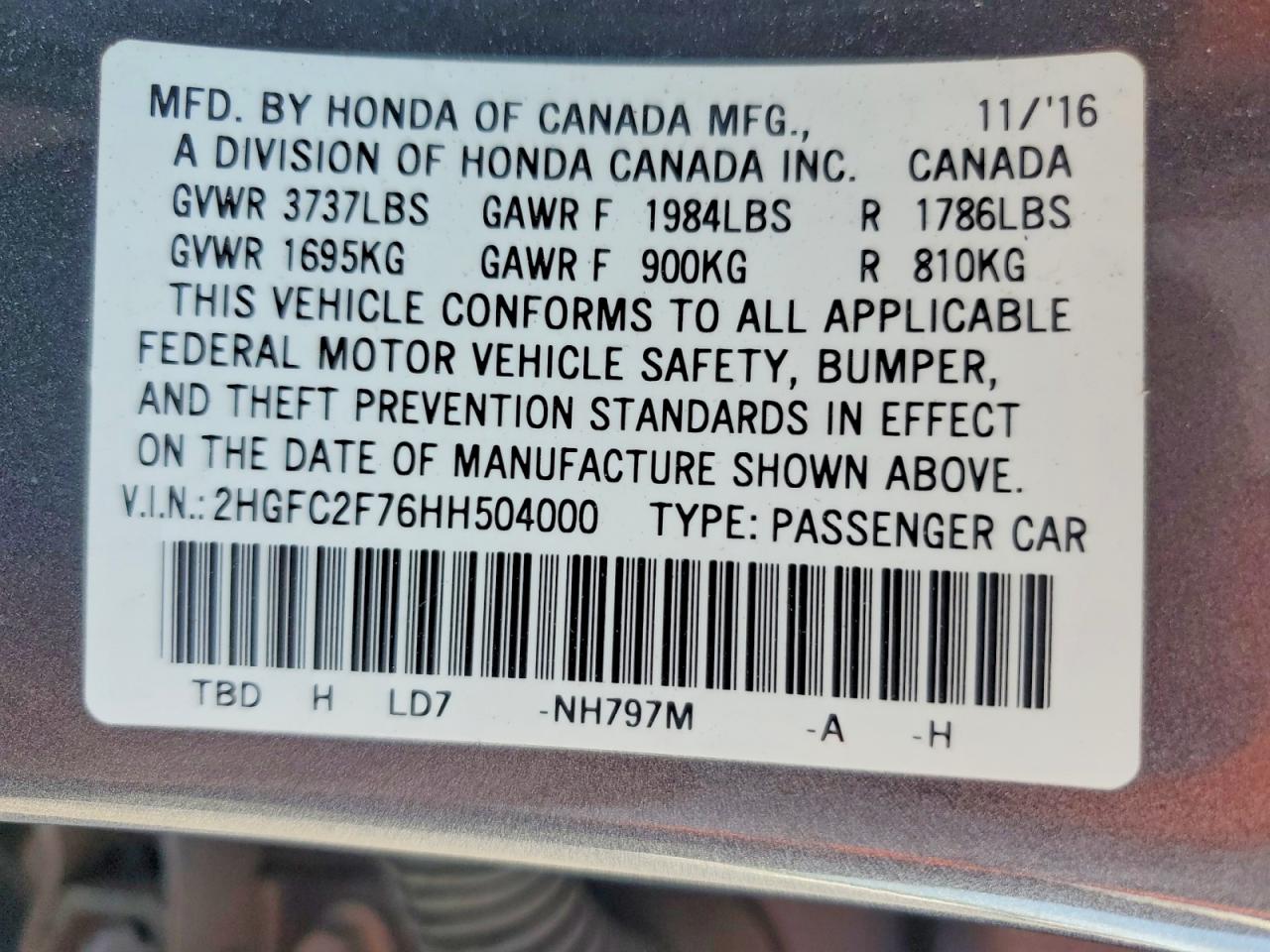 Honda Civic Ex