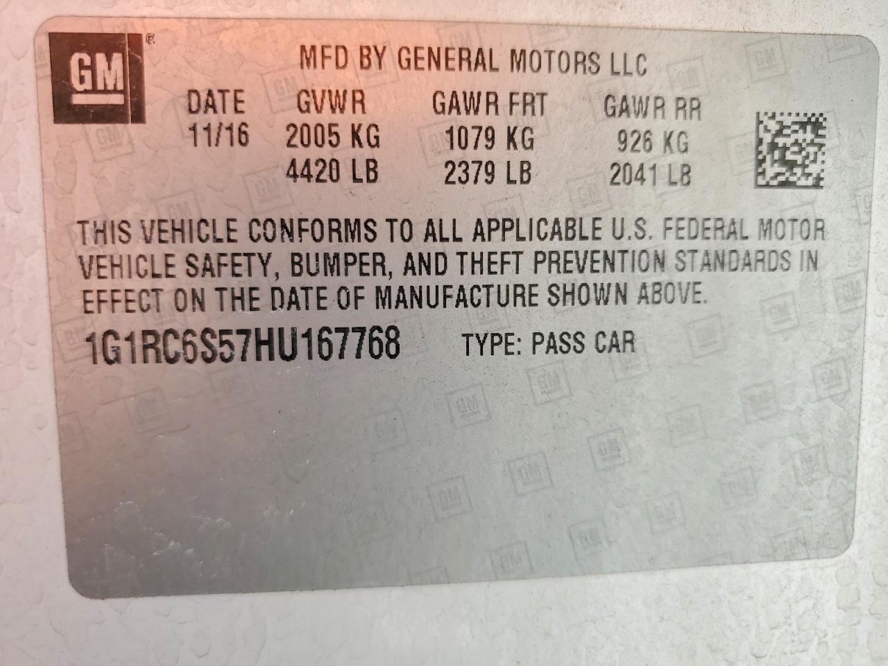 Chevrolet Volt Lt