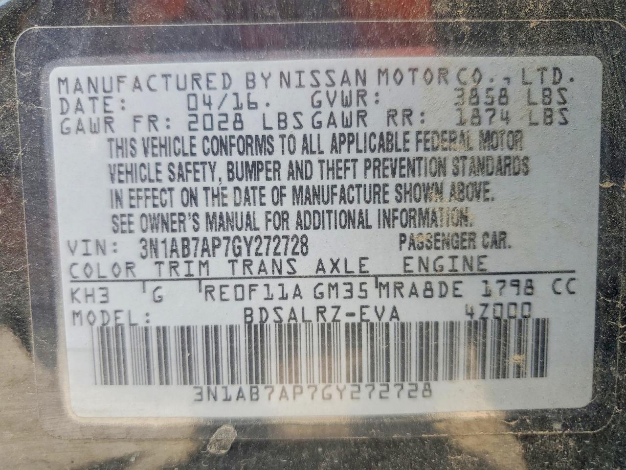 Nissan Sentra Sr