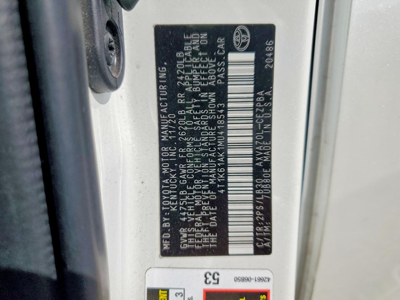 Toyota Camry Xse