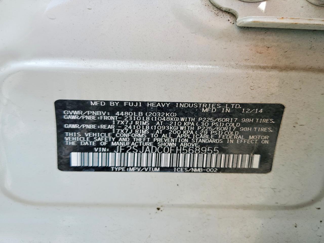 Subaru Forester 2.5i Premium