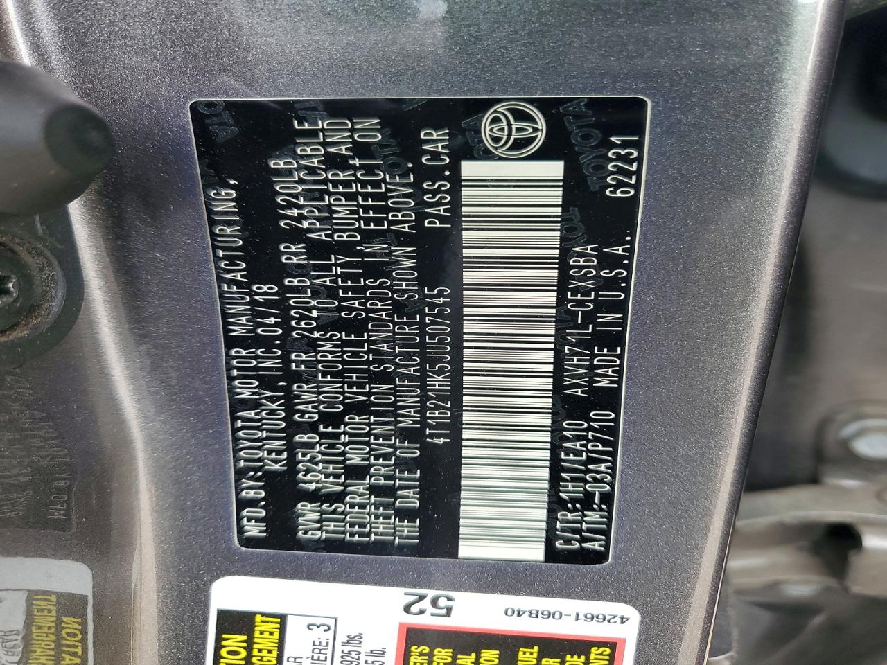 Toyota Camry Se