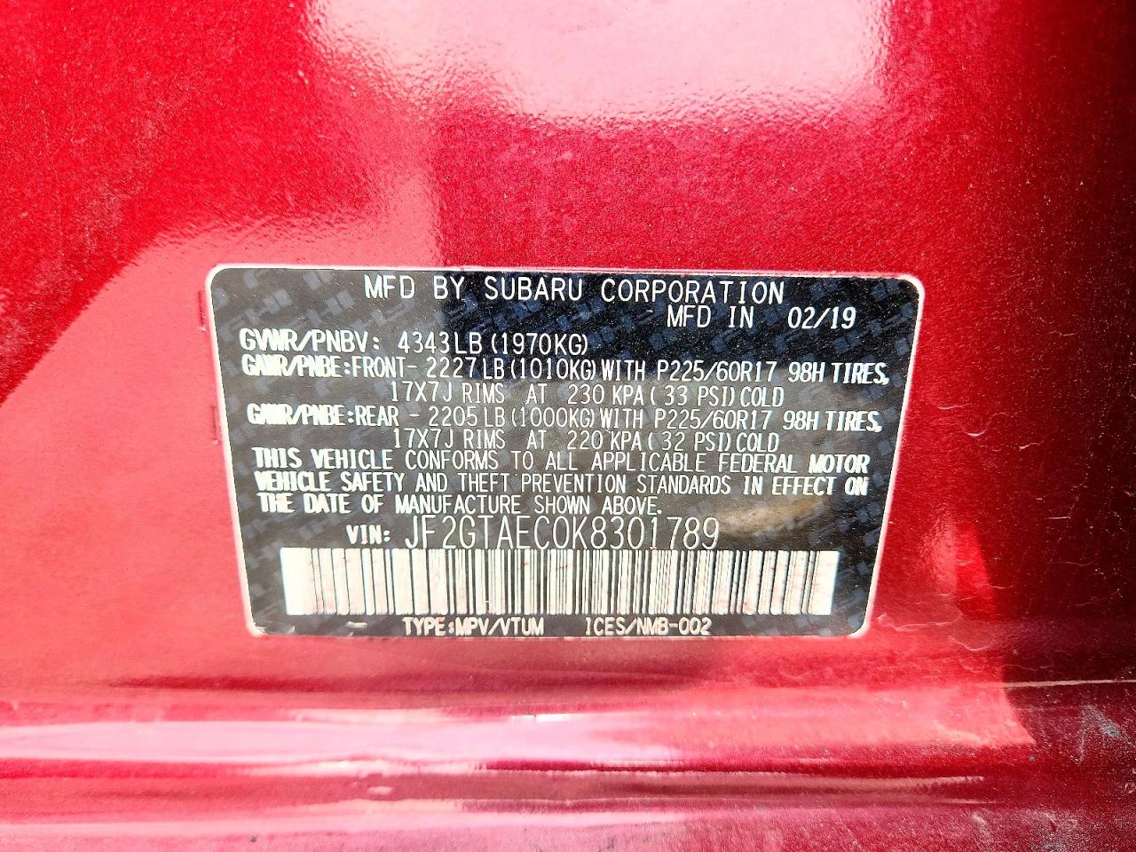 Subaru Crosstrek Premium