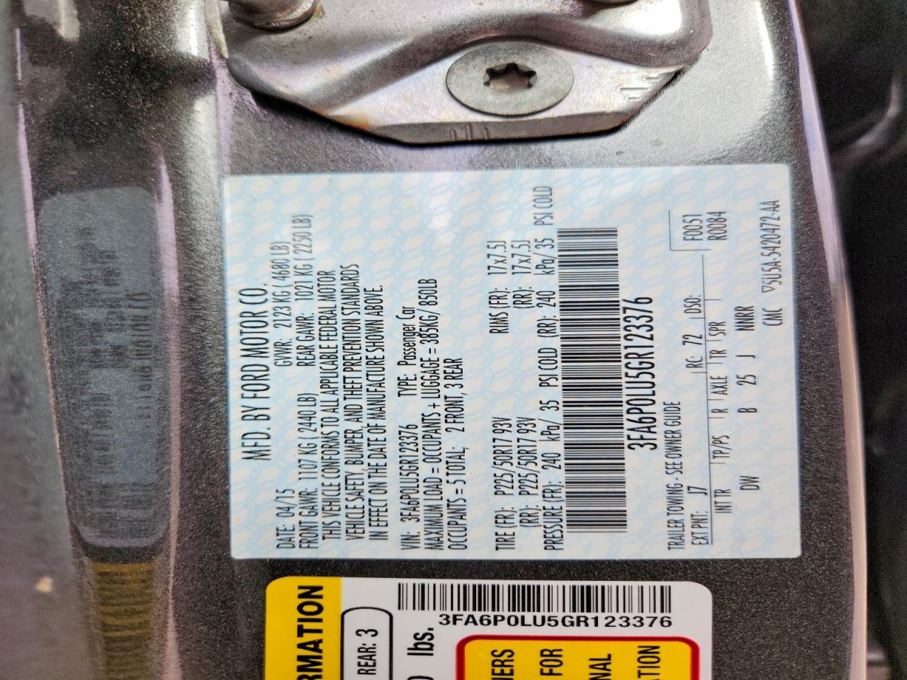 Ford Fusion Se Hybrid