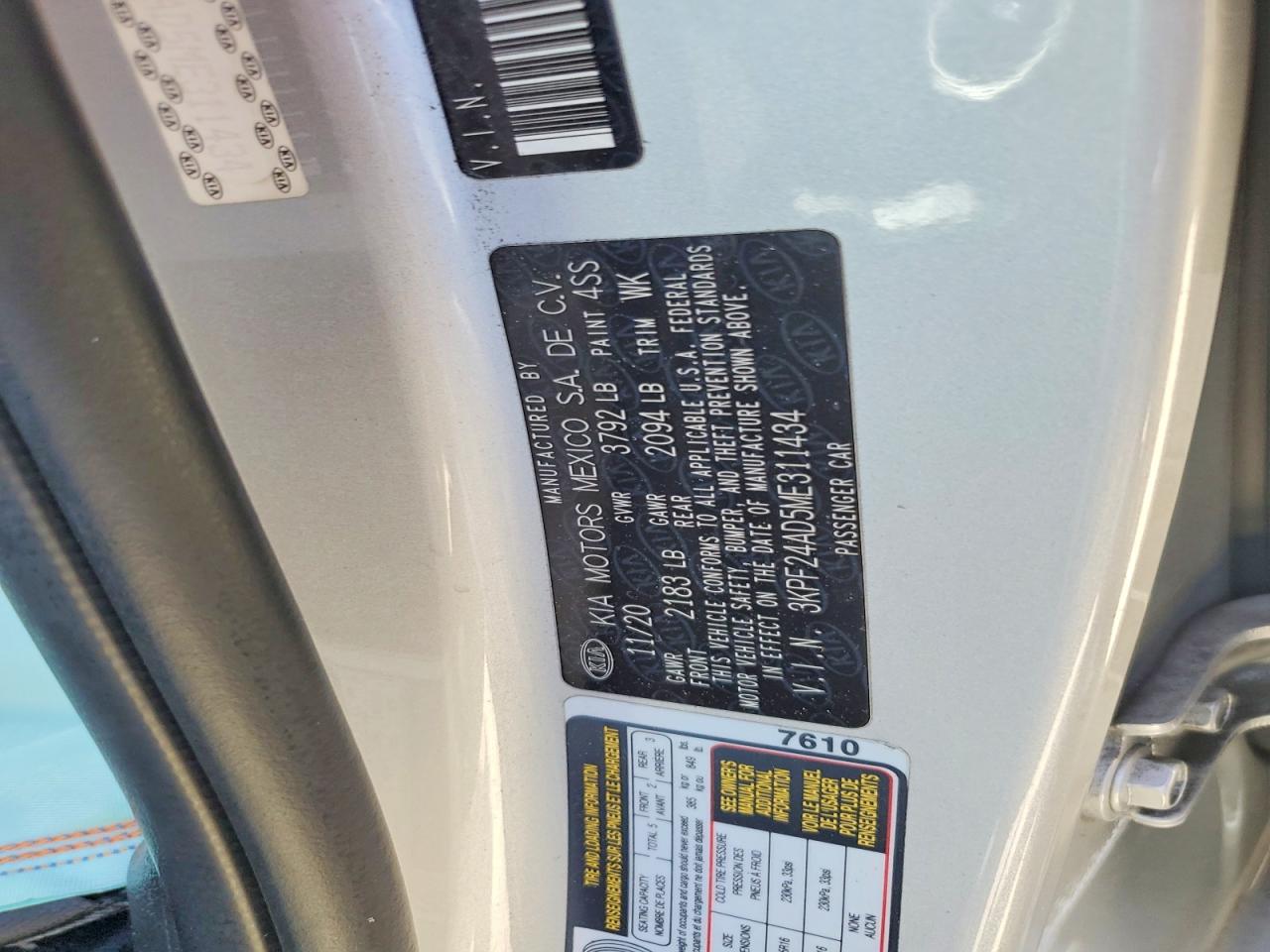 Kia Forte Lxs