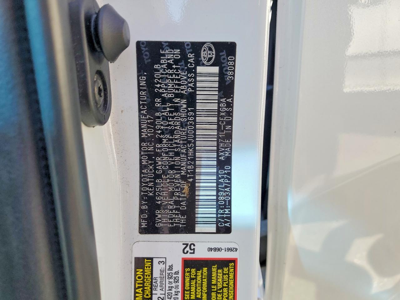 Toyota Camry Xle