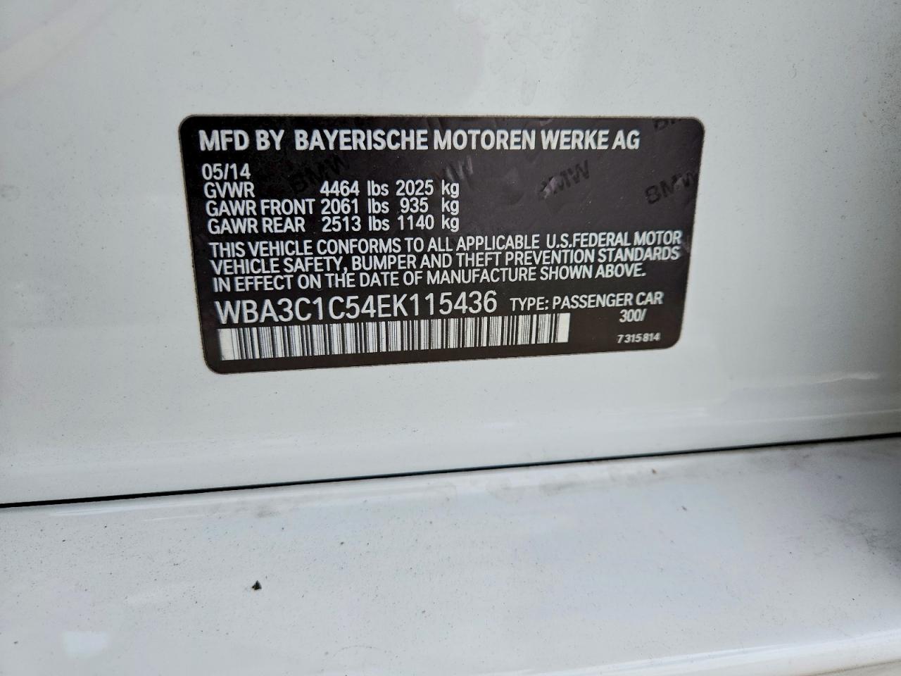 BMW 3 Series I Sulev