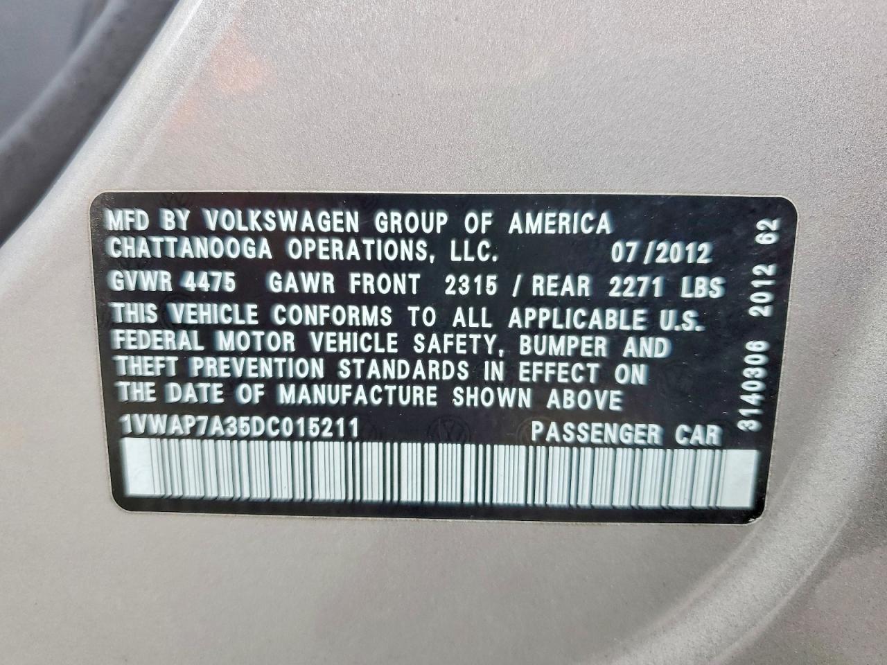 Volkswagen Passat S