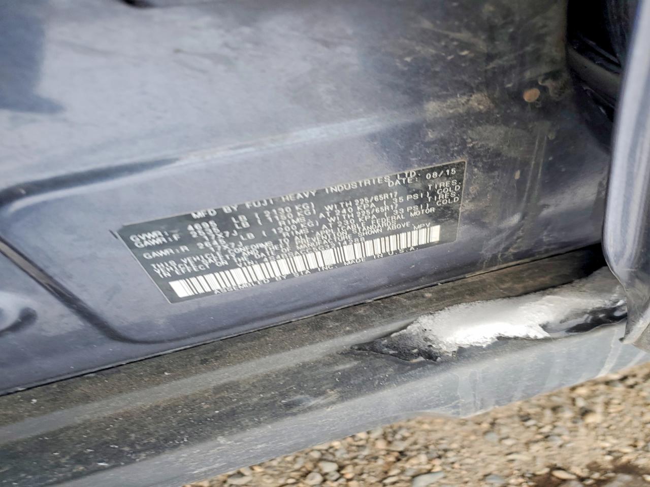 Subaru Outback 2.5i Premium