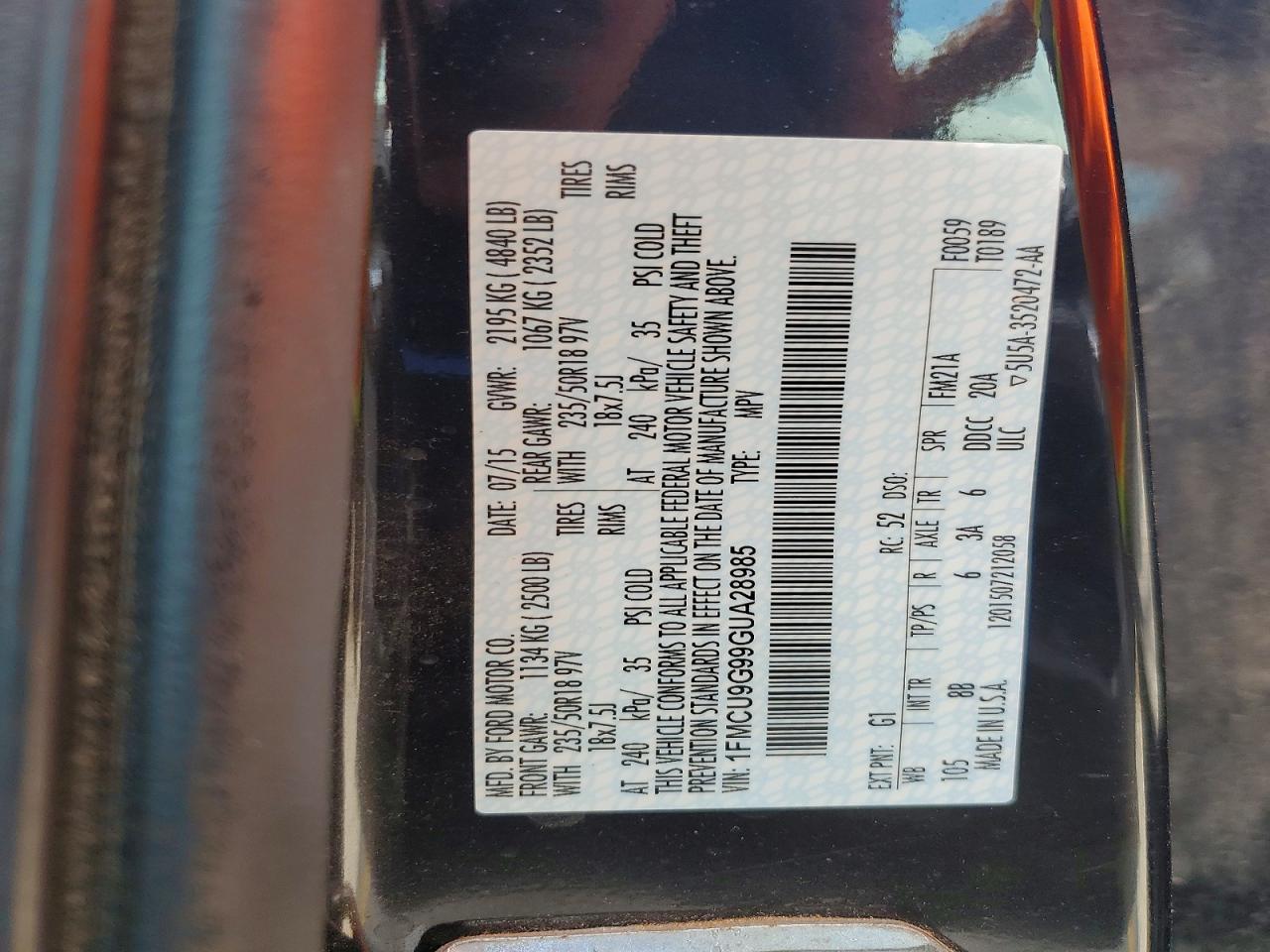 Ford Escape Se
