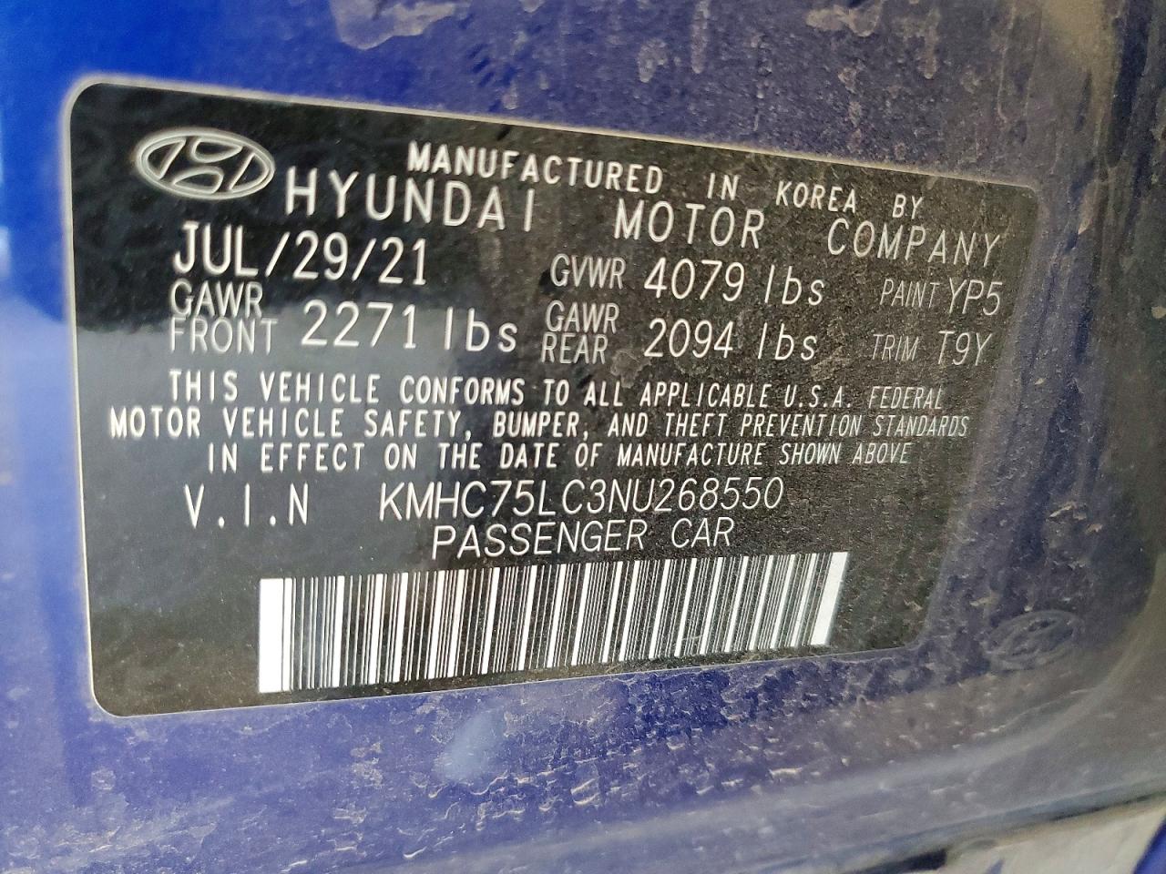 Hyundai Ioniq Se