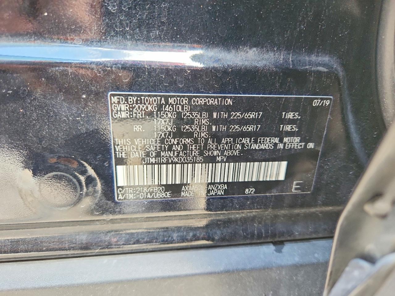 Toyota RAV4 Le