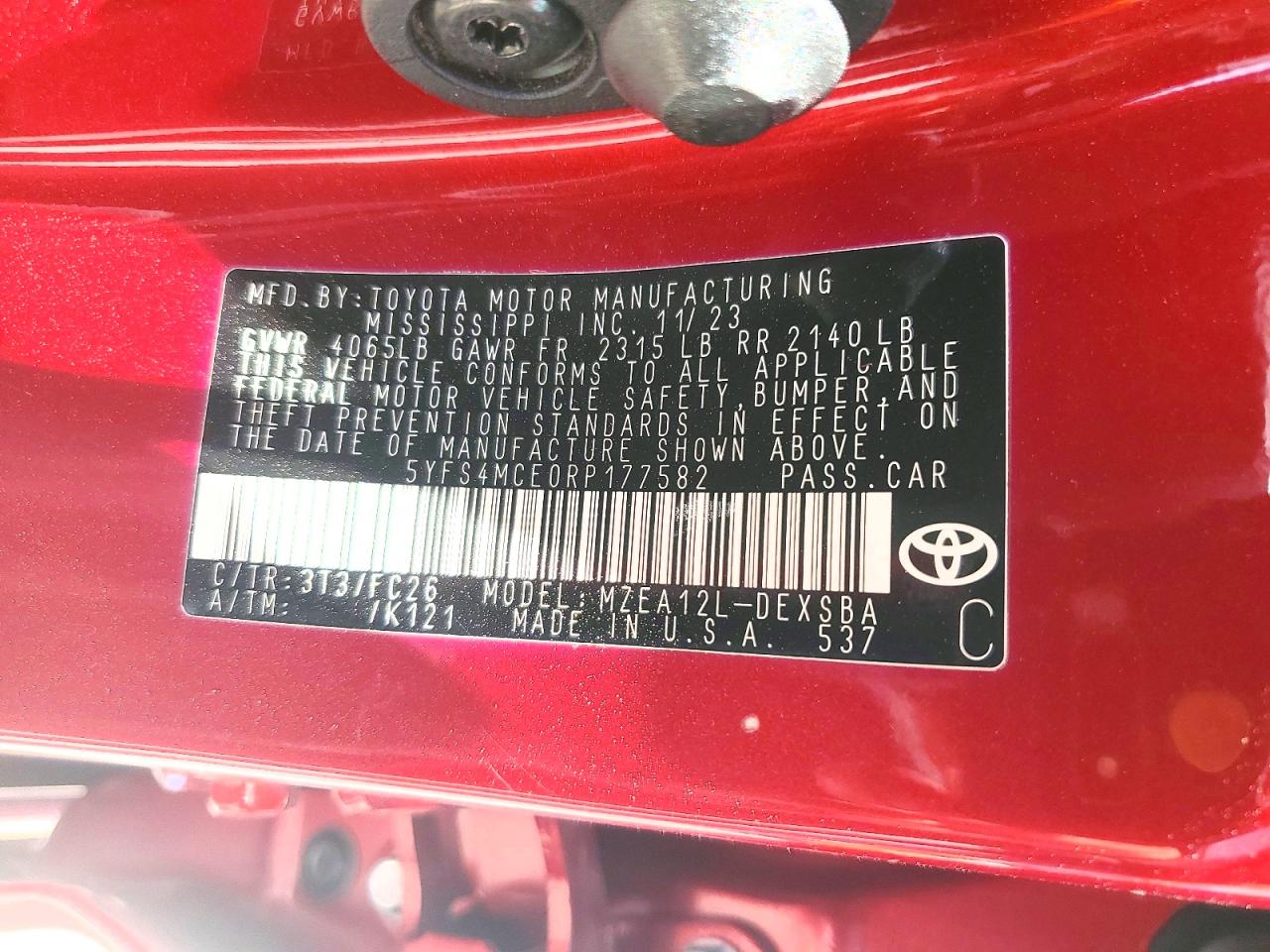 Toyota Corolla Se