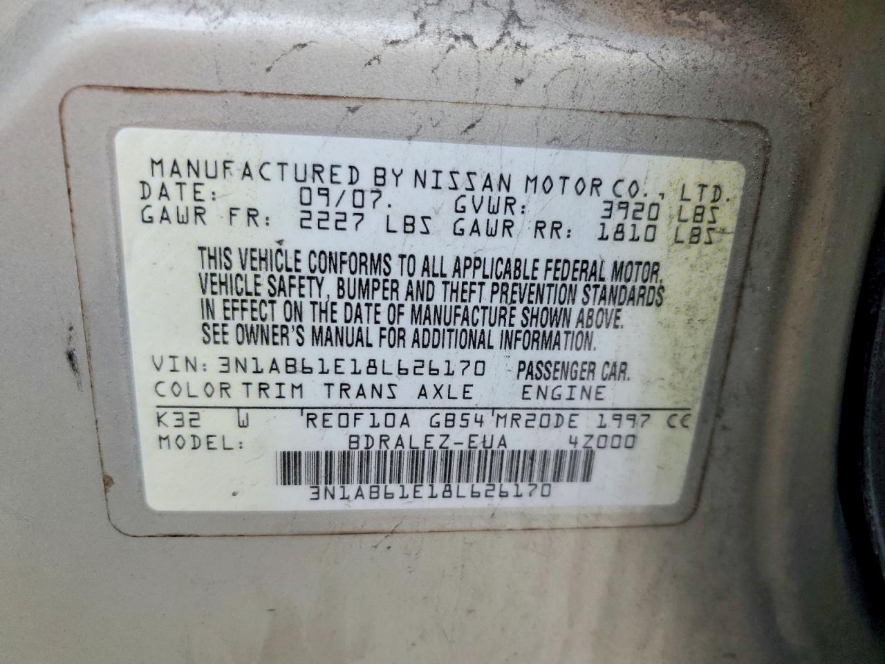 Nissan Sentra 2.0