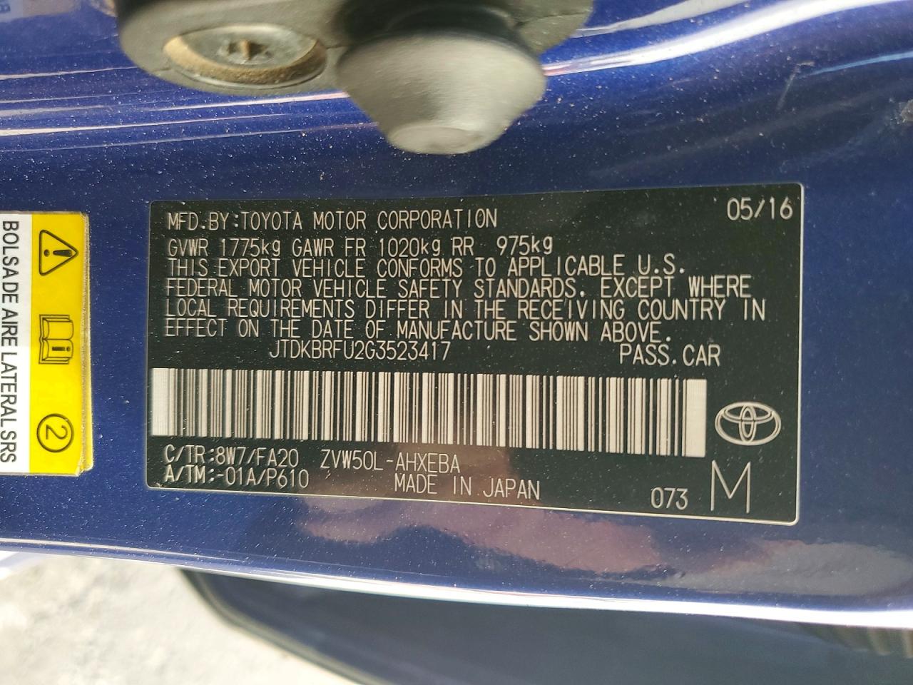 Toyota Prius Two