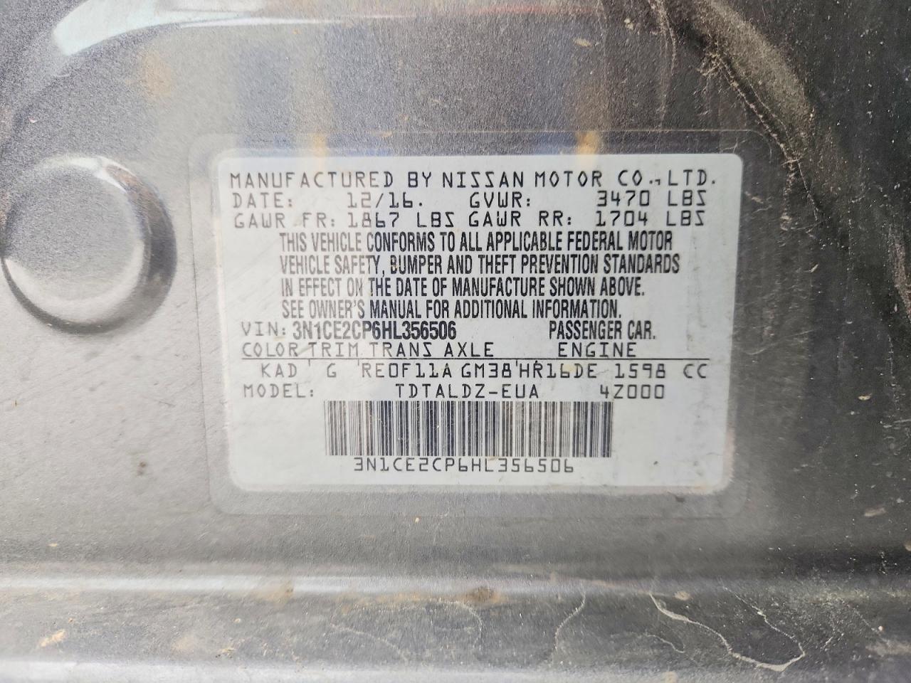 Nissan Versa Sv