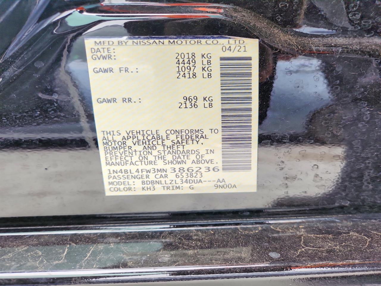Nissan Altima Platinum