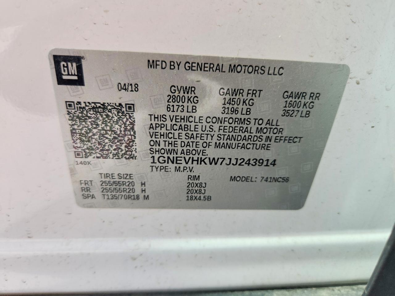 Chevrolet Traverse Lt