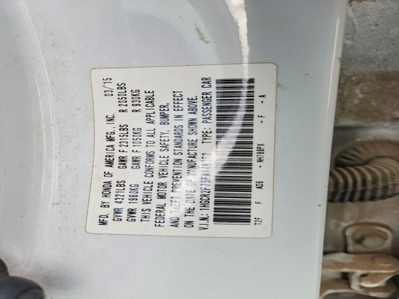Honda Accord Ex