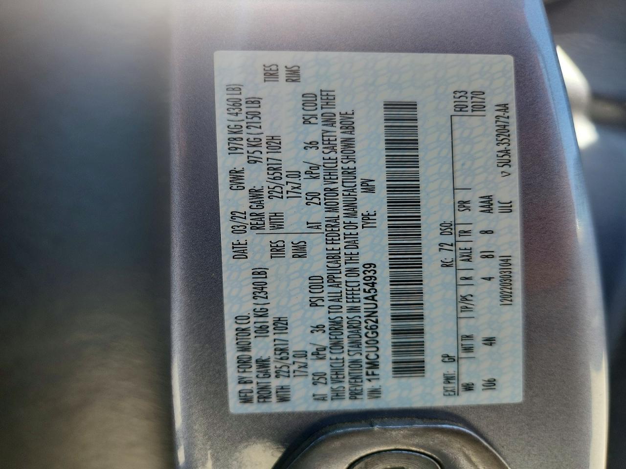 Ford Escape Se