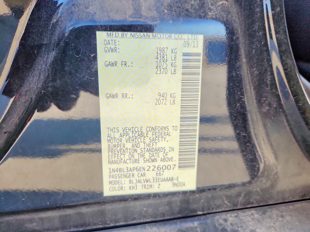 Nissan Altima 3.5 Sl