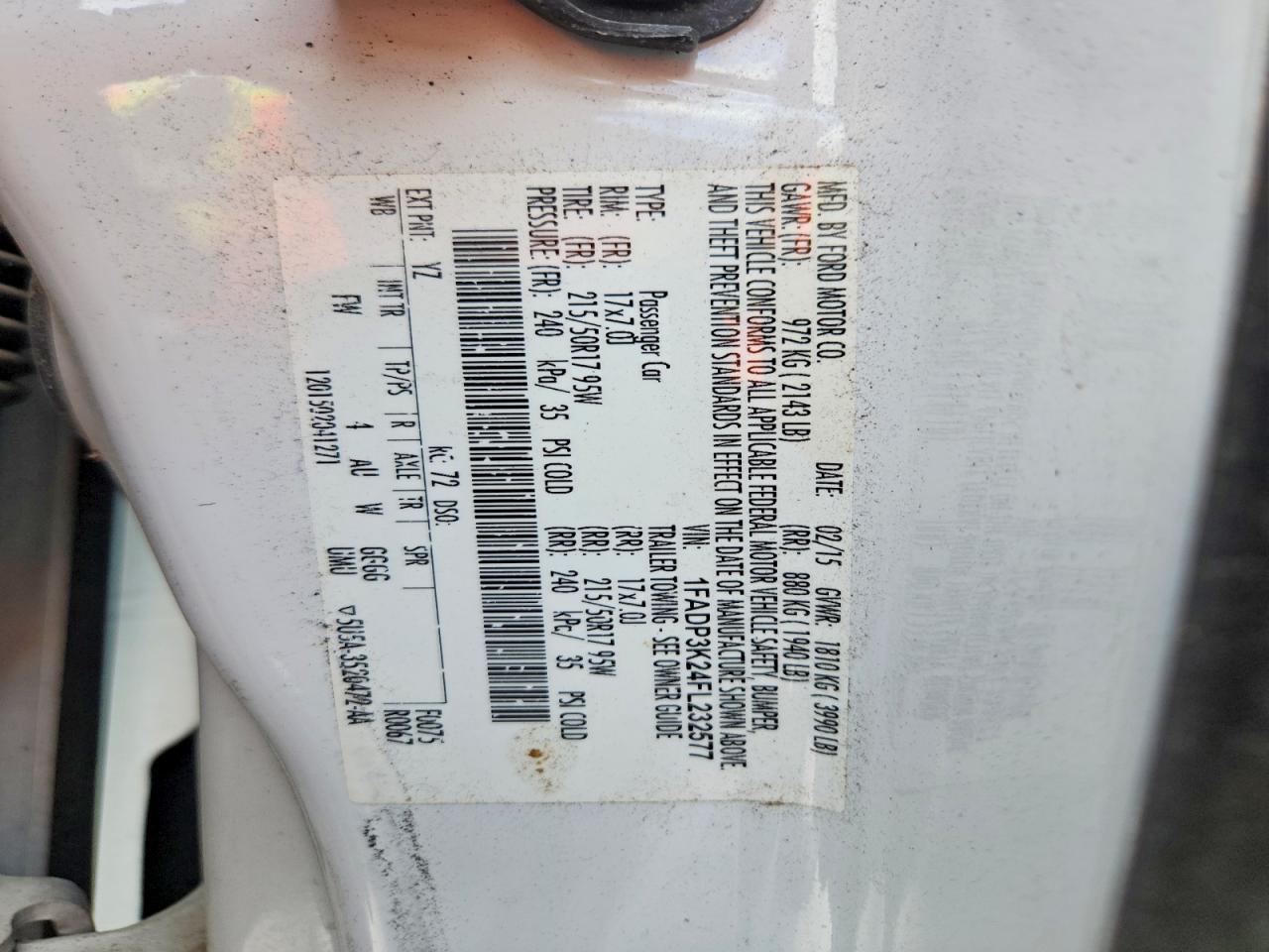 Ford Focus Se