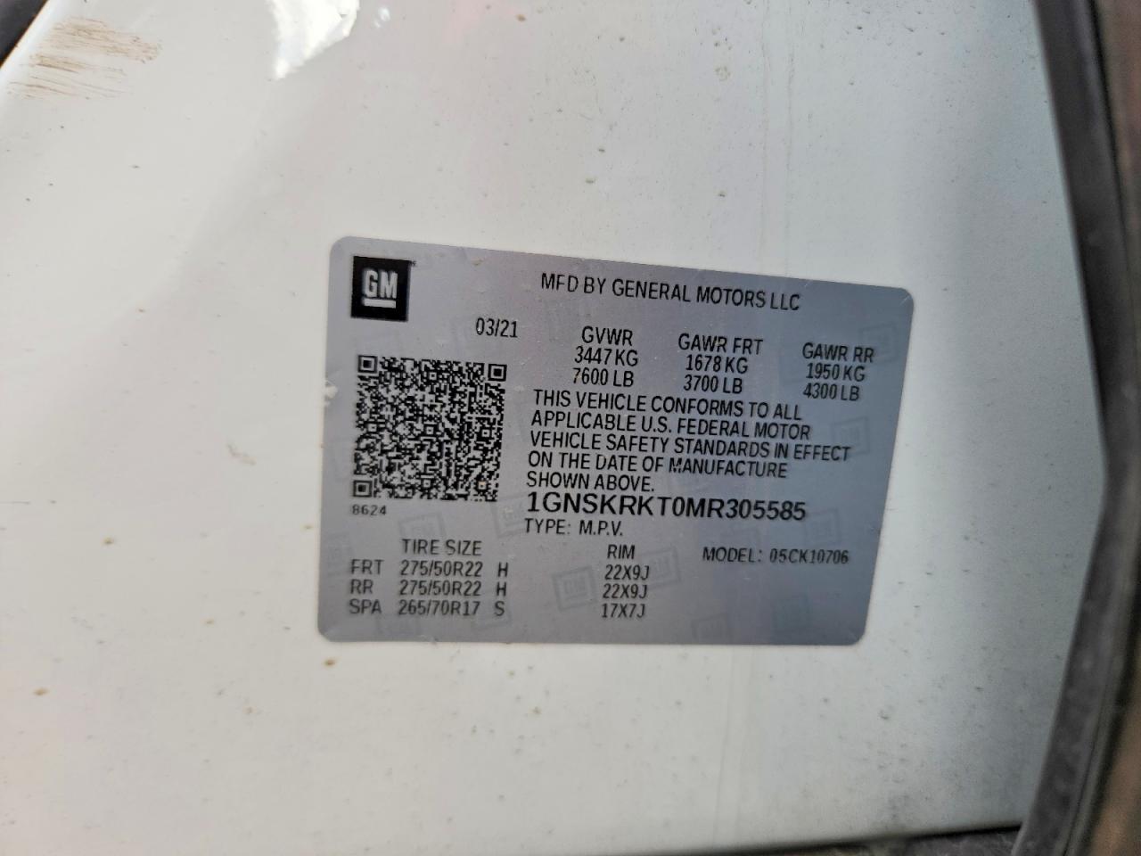 Chevrolet Tahoe K1500 Rst