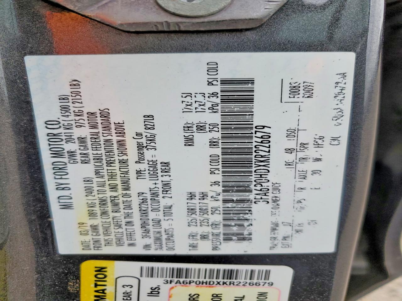 Ford Fusion Se