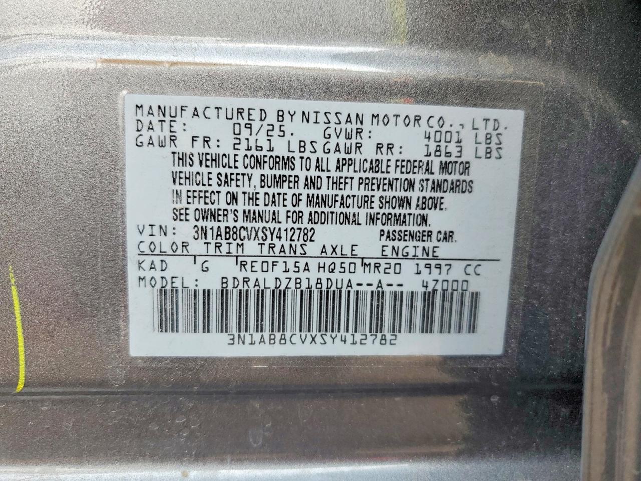 Nissan Sentra Sv