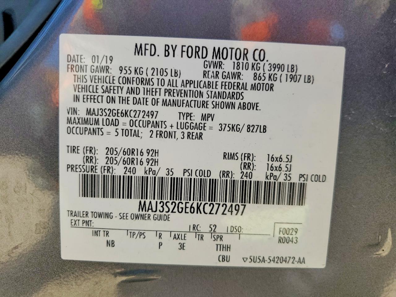 Ford EcoSport Se