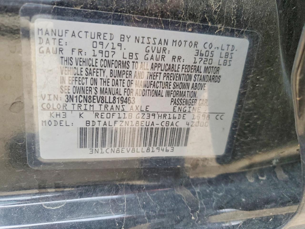 Nissan Versa Sv