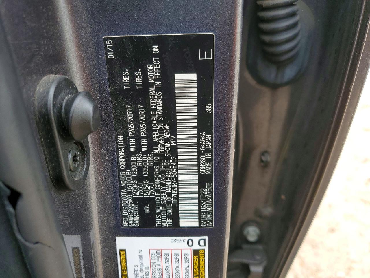 Toyota 4Runner Sr5