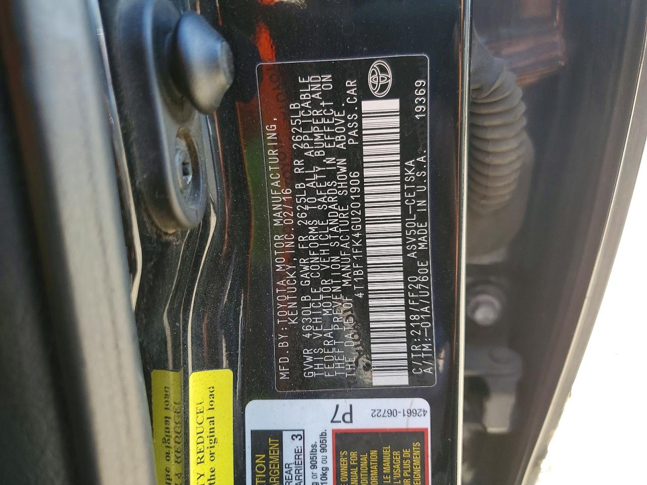 Toyota Camry Se