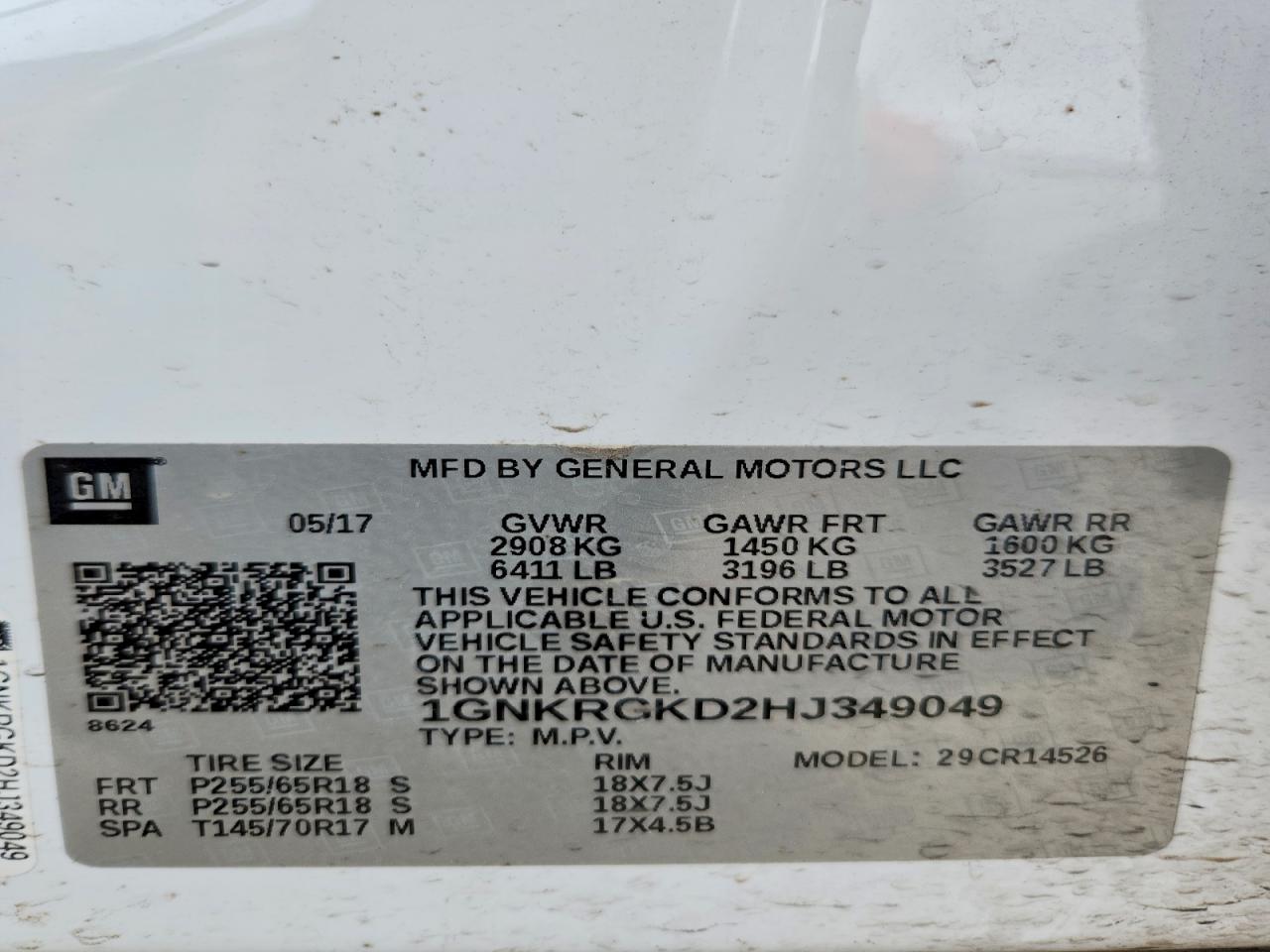 Chevrolet Traverse Lt