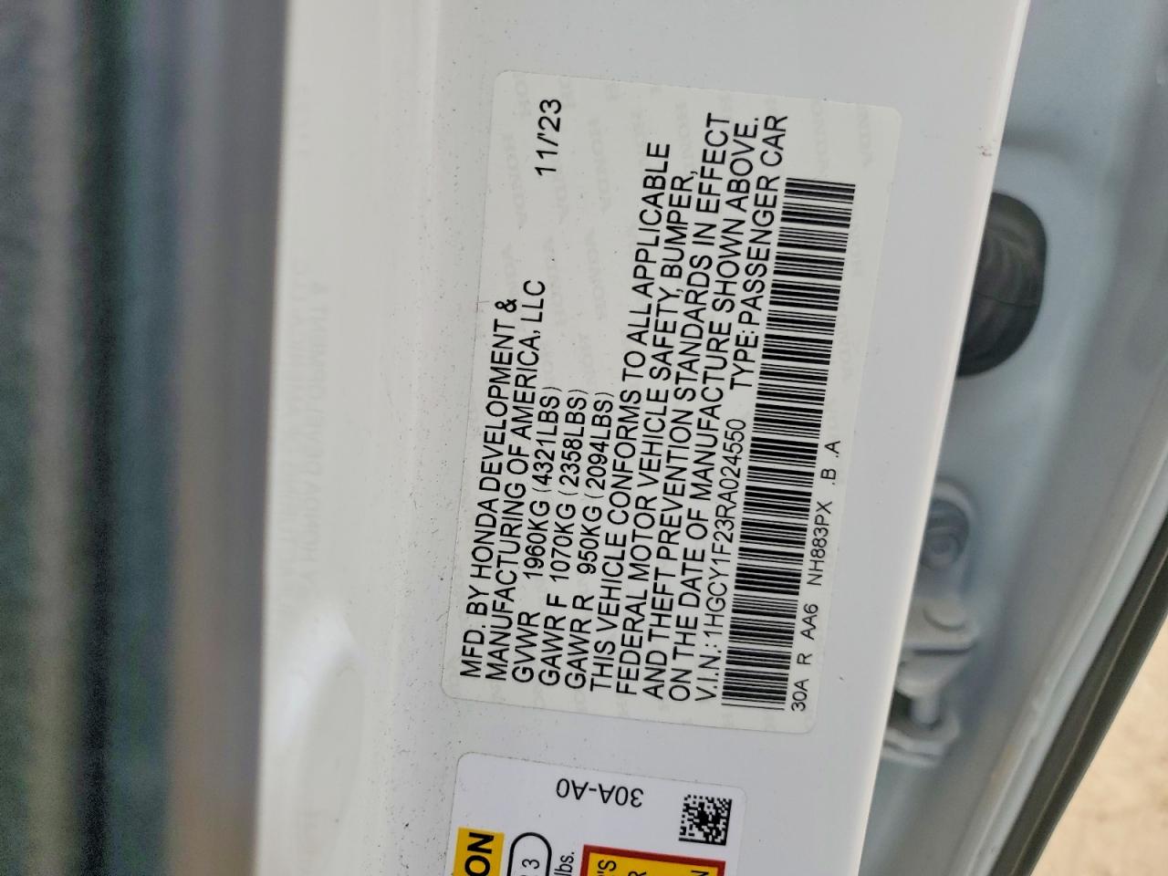 Honda Accord Lx