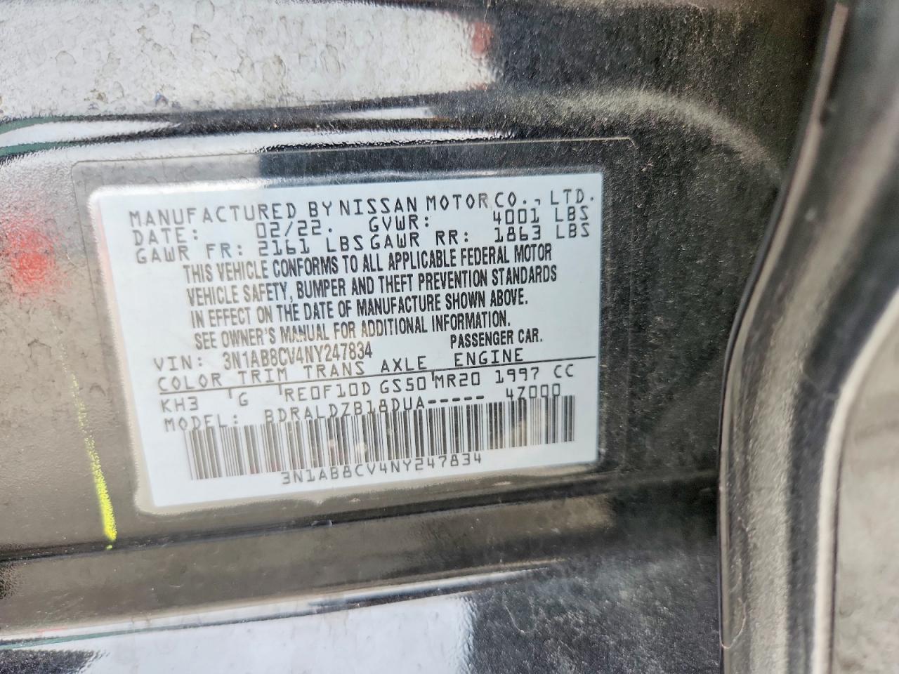 Nissan Sentra Sv