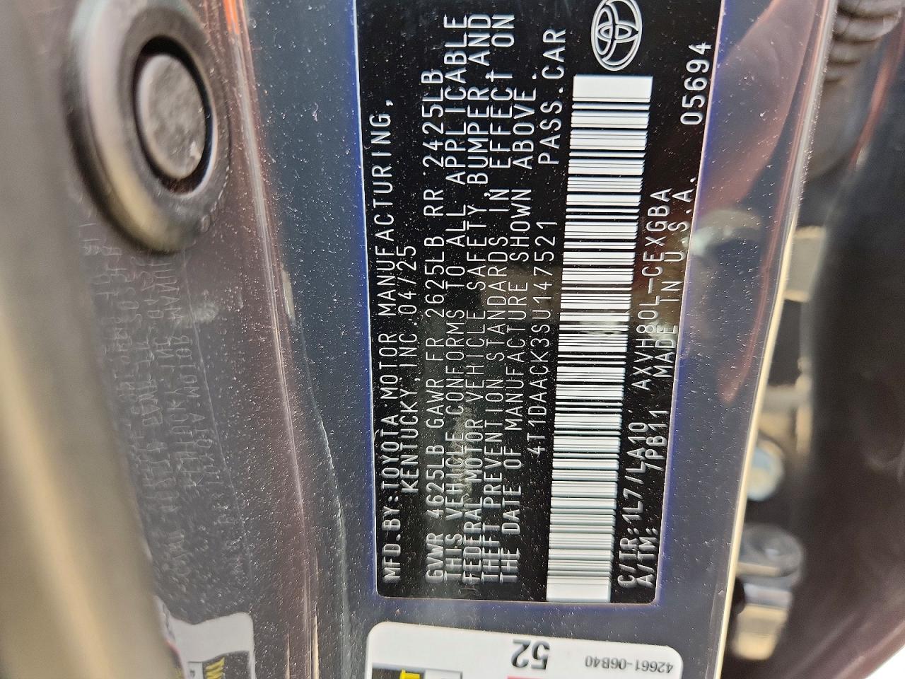 Toyota Camry Xle