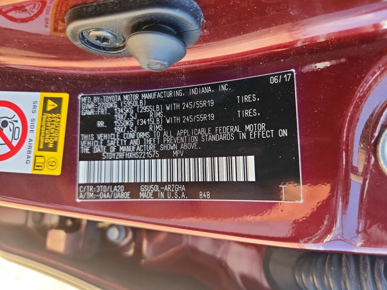 Toyota Highlander Limited Platinum