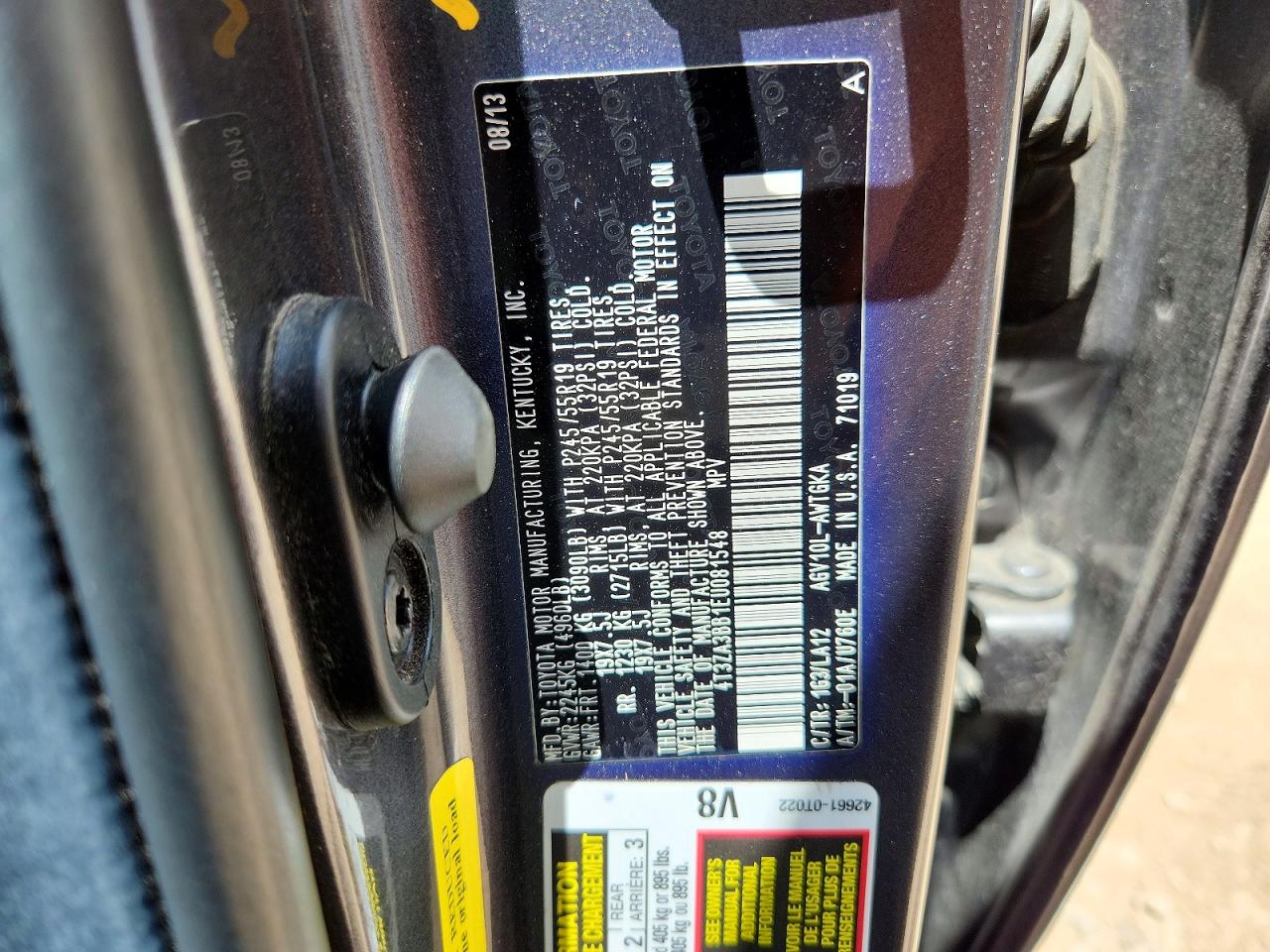 Toyota Venza Xle