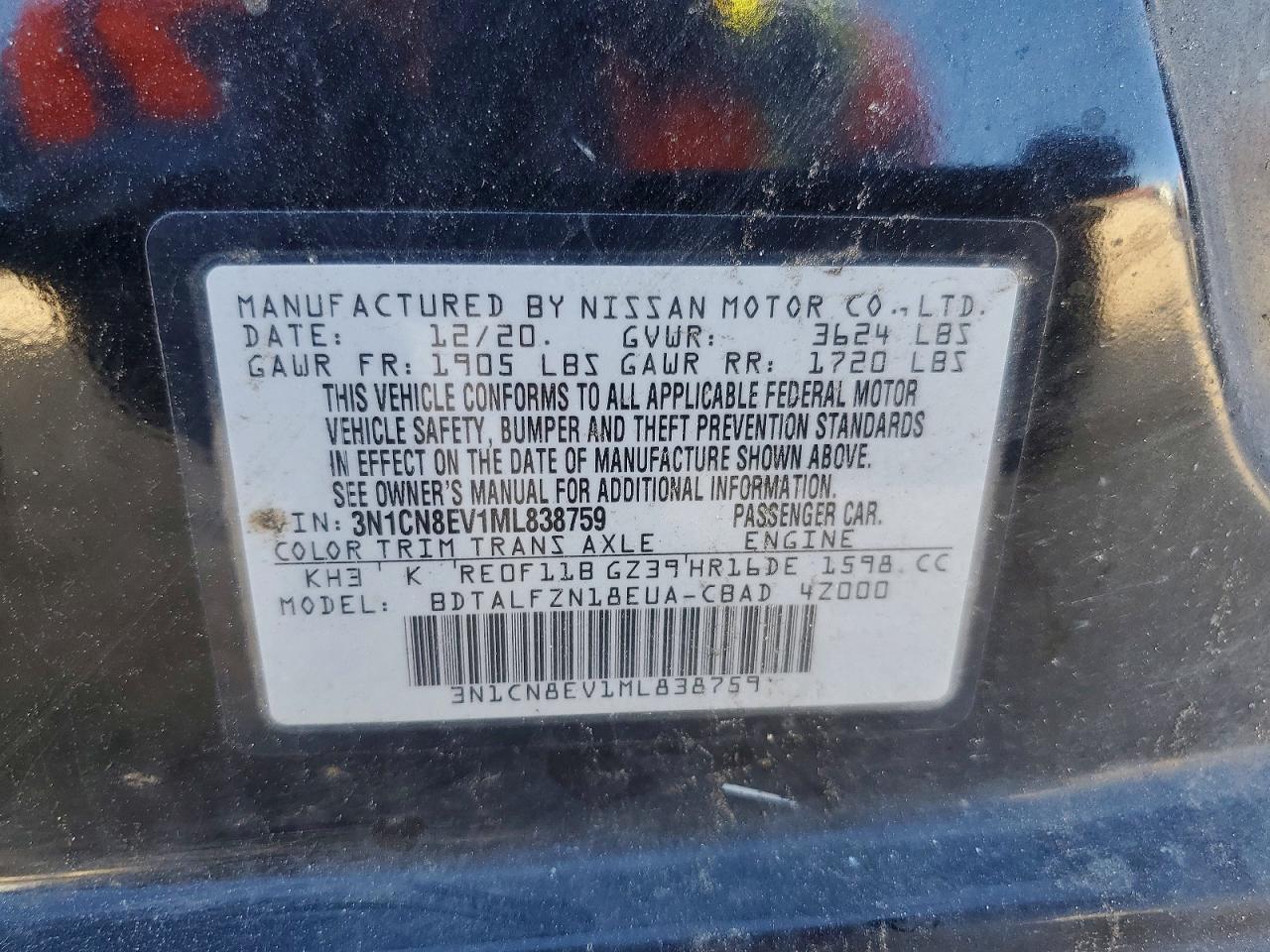 Nissan Versa Sv