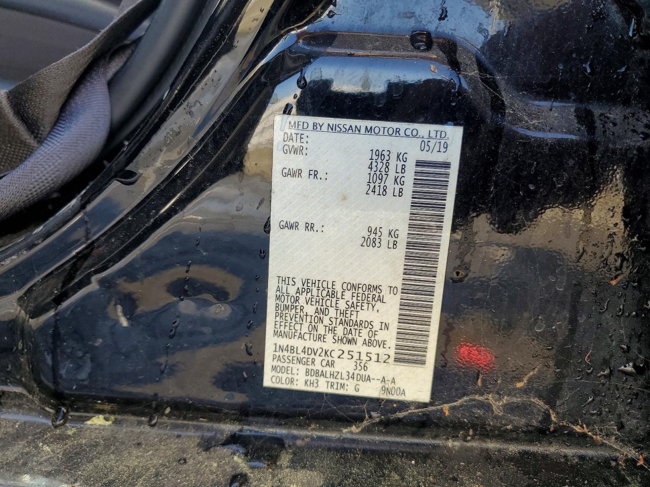 Nissan Altima Sv