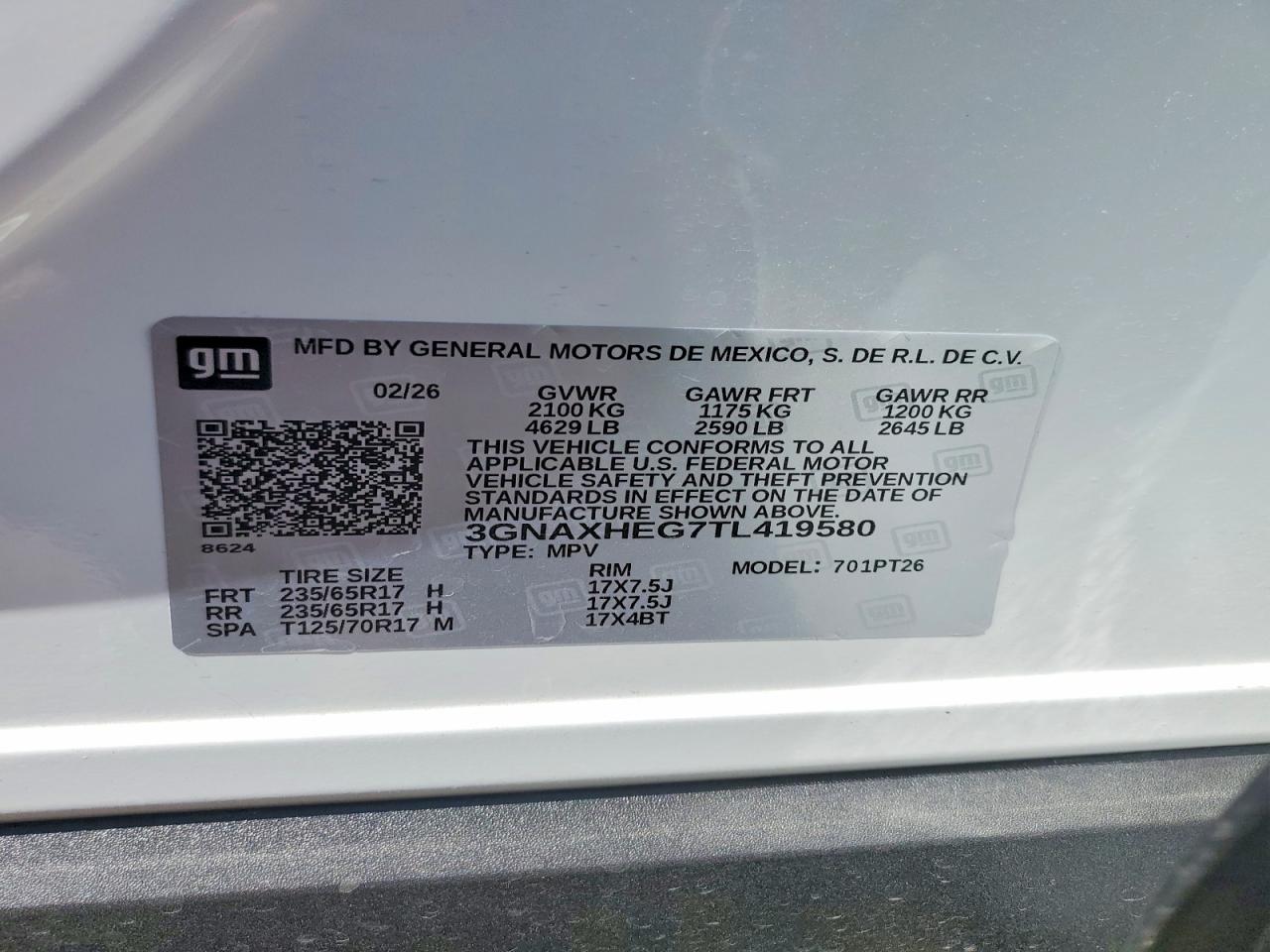 Chevrolet Equinox Lt