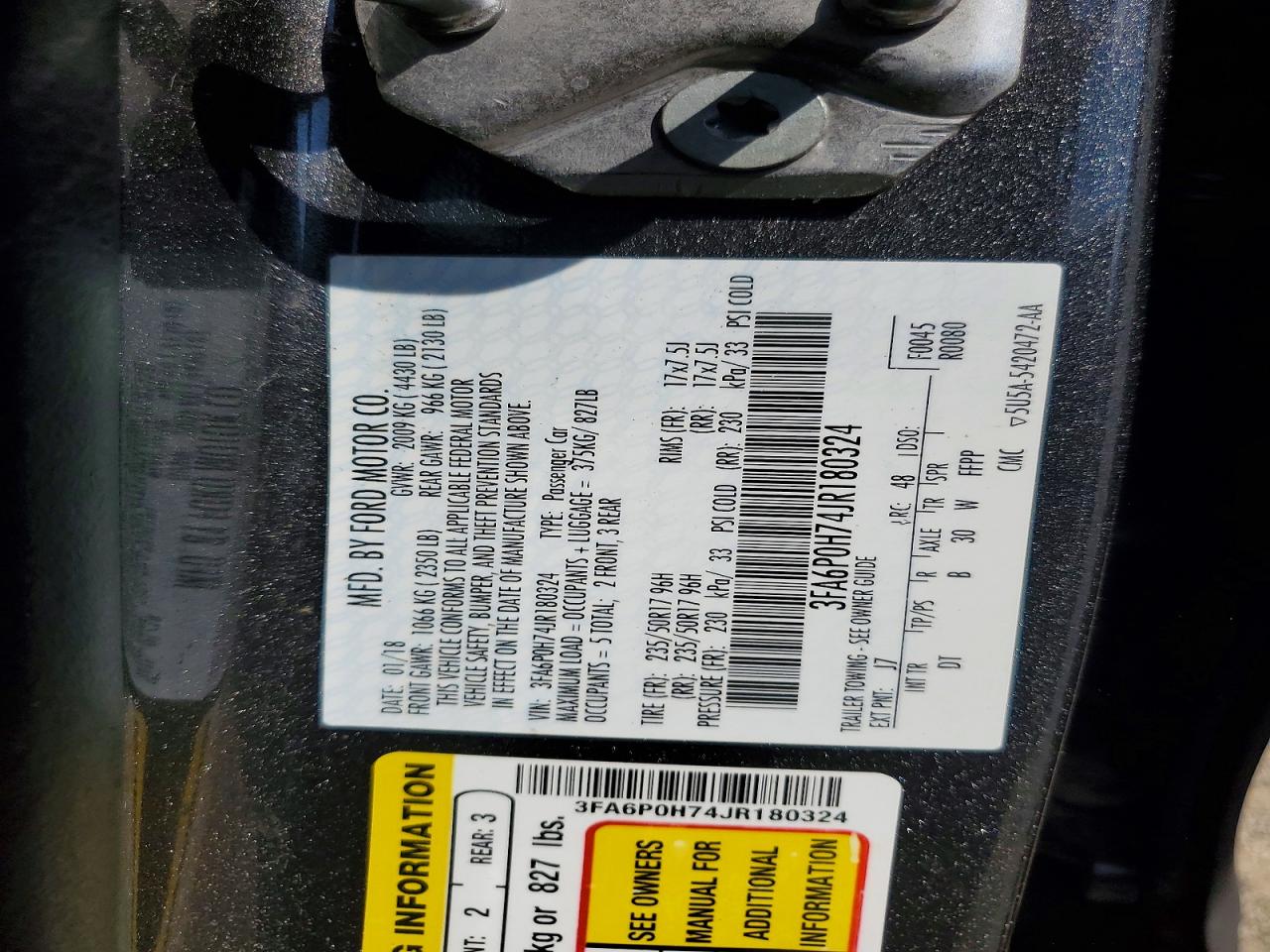 Ford Fusion Se