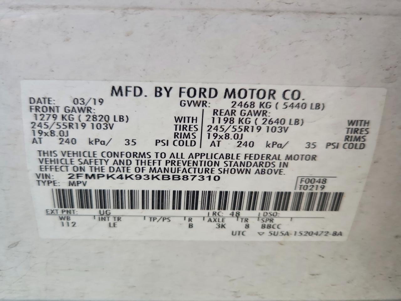 Ford Edge Titanium