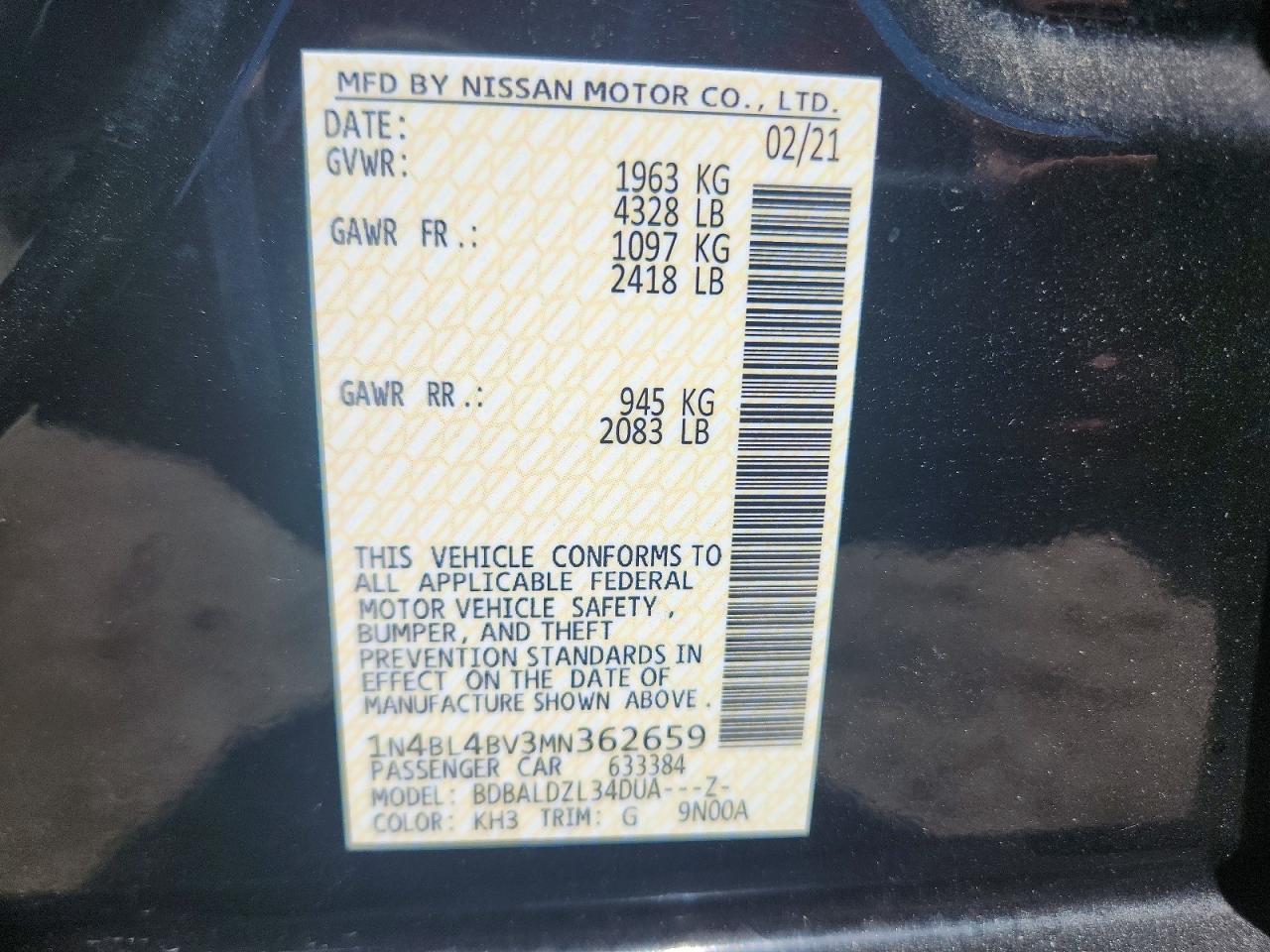 Nissan Altima S
