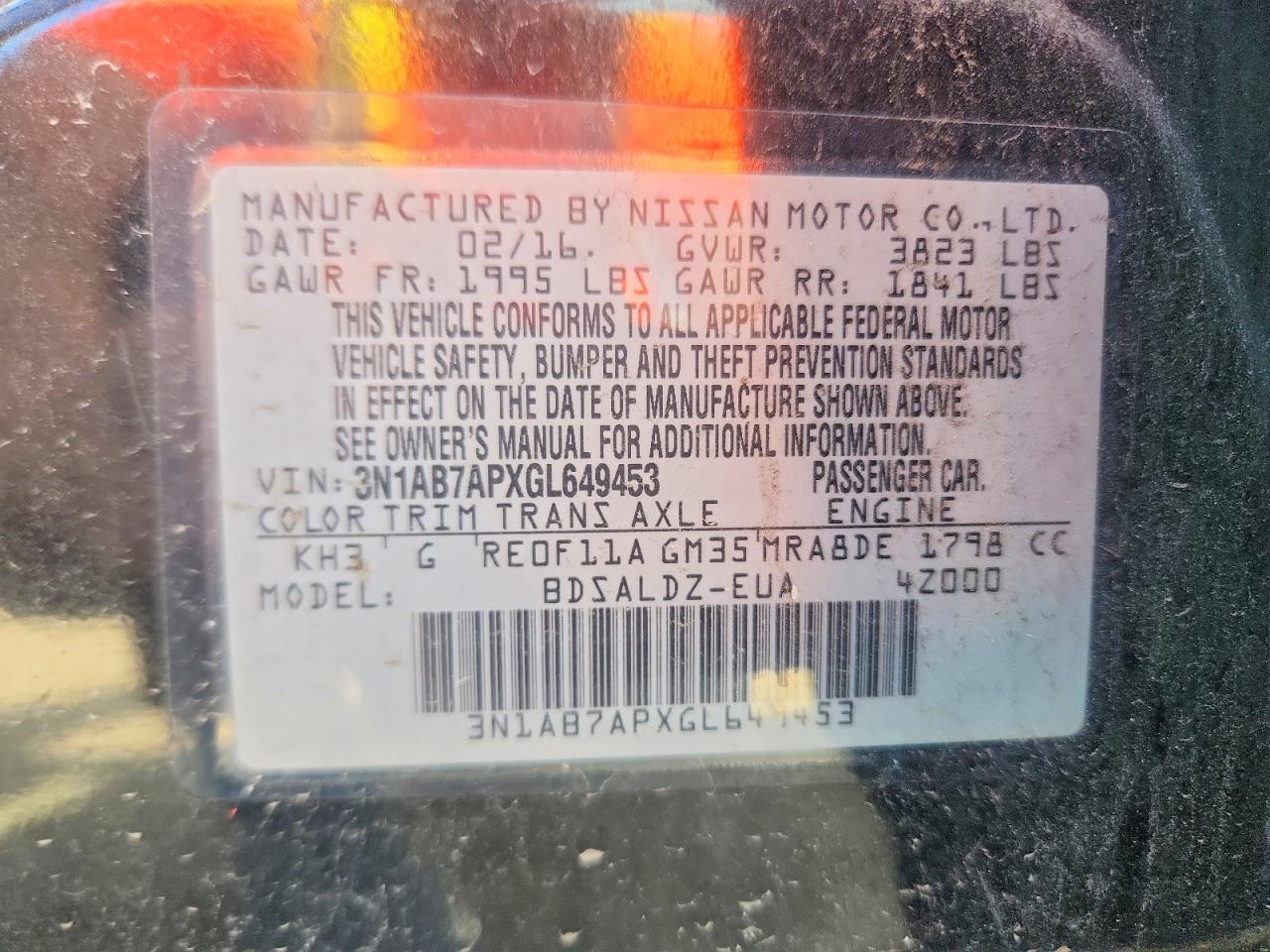 Nissan Sentra Sv