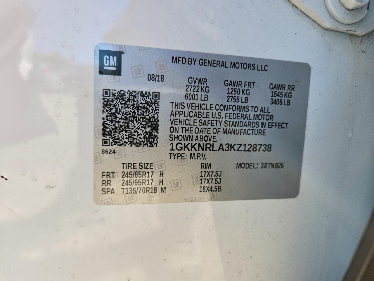 GMC Acadia Sle